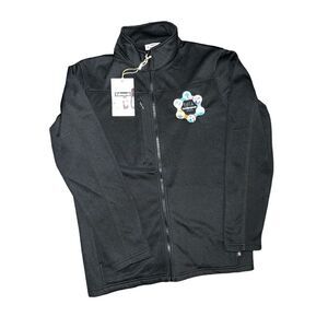 Edward’s Women’s Performance Tek Jacket Size Large Blue Zip With Conference Logo